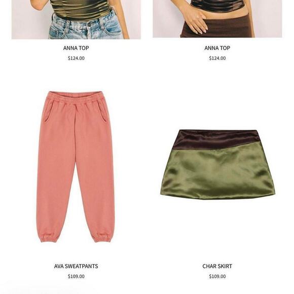 All My Love NEW‎ Anna Top in Olive Medium Satin Party Night Out Summer Glam - Picture 5 of 8